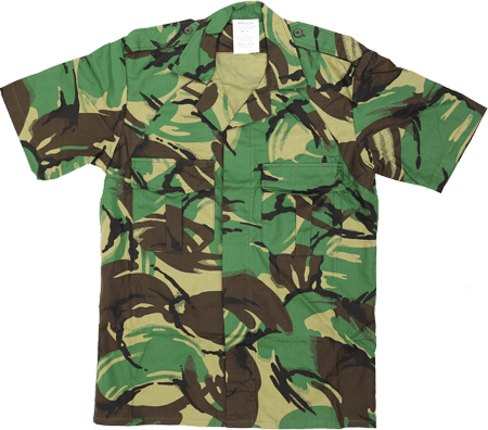 ポルトガル軍実物  迷彩半袖シャツ