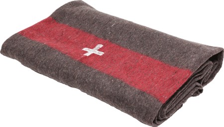 スイス軍　ウール毛布