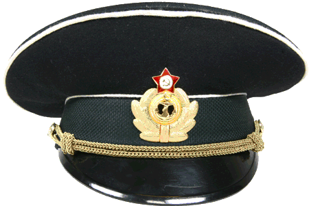 ロシア海軍 将校用制帽 ミリタリーショップ 革ジャン 中田商店
